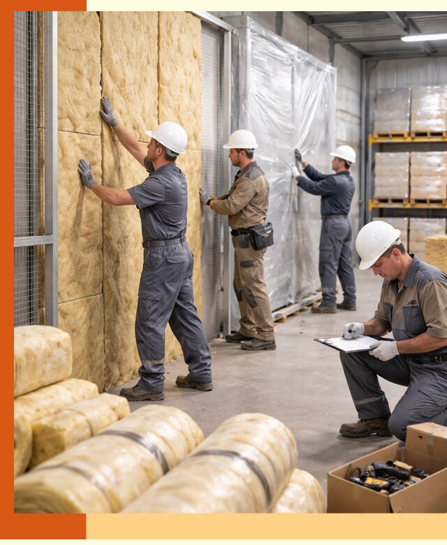 Утепление склада готовой продукции в Нижнем Тагиле качественно и быстро