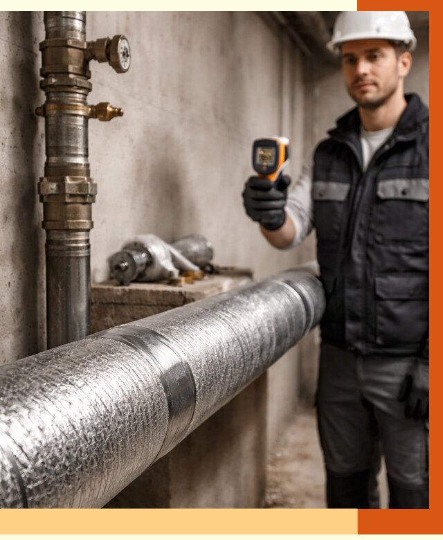 Утепление труб водоснабжения в Нижнем Тагиле от 8848 руб. за м² — услуги ТепломастерНжн